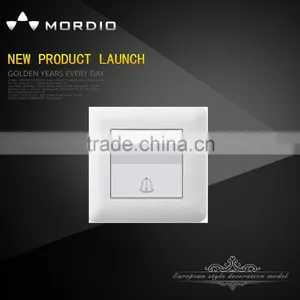 2016 Hot Design PC White Door Bell Wall Switch thumbnail-1