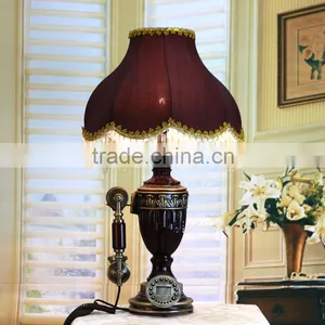Classical European Wooden Table Lamp thumbnail-1