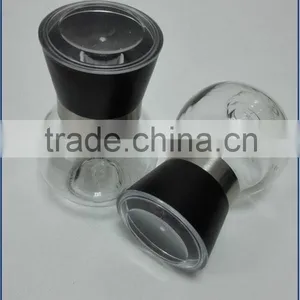 200ml Round Glass Spice Jar Grinder Salt and Pepper Grinder, Nuts Mills thumbnail-1