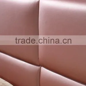 Contemporary Leather Bed High Headboard Design DH216B thumbnail-6