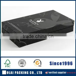 Luxury Black Paperboard Wallet Packing Box thumbnail-1