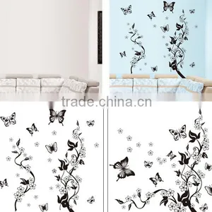 Best Selling Butterfly Flower Wall Stickers Home Decor thumbnail-6