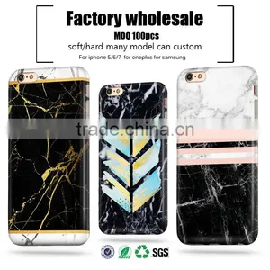 Fundas Para Celurares Marble and Custom Flip Mobile Phone Case for Iphone 6s 5 Case for Samsung s7 Cover thumbnail-1