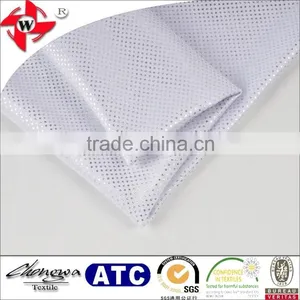 Shiny Custom 88%polyester 12% Dot Foil Spandex Fabric for Dancewear thumbnail-2
