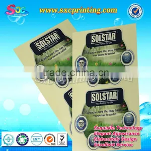 2015 Custom PE PET Plastic Self Adhesive Label With Printing For Toiletries thumbnail-3