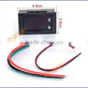 Cheaper High Quality Dual LED Digital Voltmeter Ammeter Amp Volt Meter + Current Shunt DC 100V 10A thumbnail-6