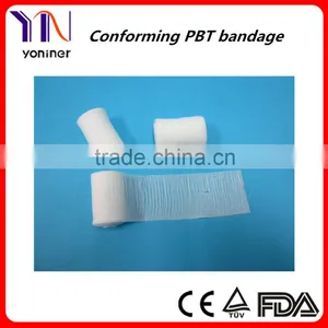 Premium Elastic PBT Bandage Manufacturer CE FDA Certificated thumbnail-1