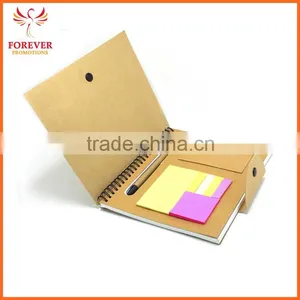 Hot Selling Eco Padfolio Hard Cover Notebook Custom Logo Promos Note Book Chinese Supplier thumbnail-4
