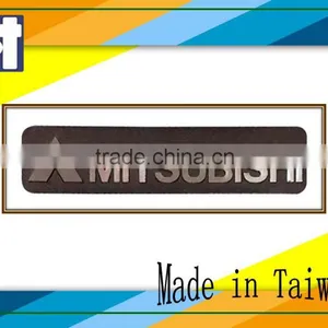 Promotional Car Aluminum Van Dyke Brown Vermilion Classical Brand Epoxy Sticker thumbnail-1