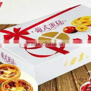 Custom Reasonable Price Paper Cake Boxes With Ribbon for Sale thumbnail-1