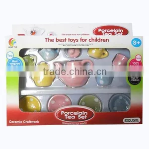 Ryoka Colorful Dot Ceramic Tea Set/toy Porcelain Tea Set thumbnail-1