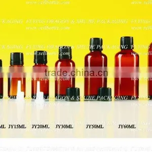 Amber Essential Oil Bottle, Aroma Oil Bottle, Glass Bottle With Cap thumbnail-1