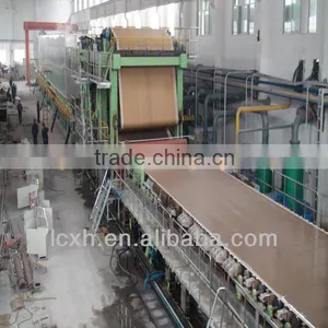 High Speed and High Output 4800-600 Fourdrinier and Multi-cylinder White Linerboard Paper Machine thumbnail-1