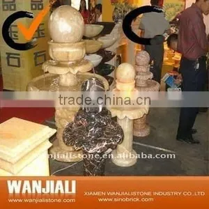 Garden Stone Ball Fountain thumbnail-2