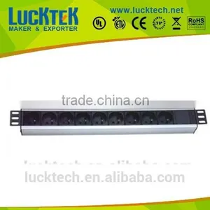 19" 1.0U 9 Port NF French PDU Cabinet Socket thumbnail-1