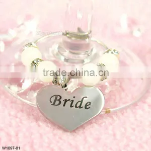 Bride Wine Charm For Wedding thumbnail-1