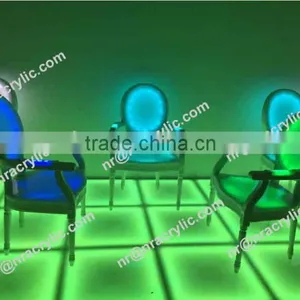 Hot New Design Shanghai Wholesale Acrylic LED Chair thumbnail-1