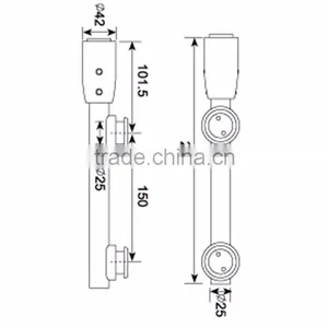 Super Quality Bathroom Glass Door Patch Fitting Price Railing Hardware Quality Choice thumbnail-3