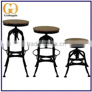 Vintage Kitchen Industrial Metal Singer Bar Stool and Chair Quality Choice thumbnail-1