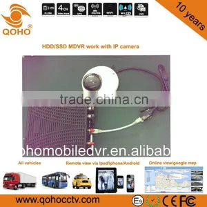 Vehicle HDD Mobile DVR With 4D1 2CIF 4HD1 G-sensor GPS 3G 4G thumbnail-6
