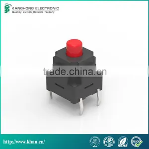 10x10mm Thd Waterproof Tact Switch , RoHS Waterproof Electronic Switch , 12v Waterproof Tactile Switch With Cap thumbnail-1
