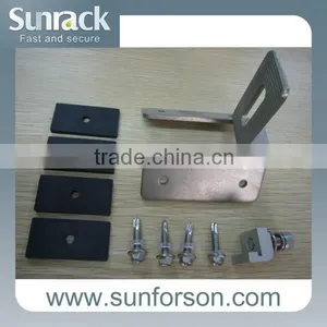 Solar Railing System Stainless Steel Hook pv Mounting Rails thumbnail-2