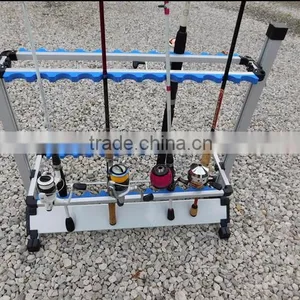 Amarine-made Fishing Rods Holder Portable Aluminum 24 Fishing Rod Racks Great for Storing Fishing Poles on Boat, Truck, Rv At Ho thumbnail-3