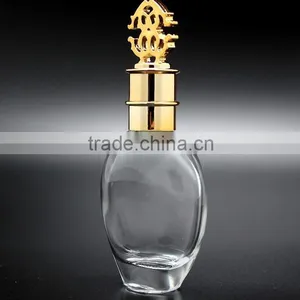 25 ml Transparent Round Small Capacity 13mm Nick Size Glass Perfume Bottles thumbnail-2