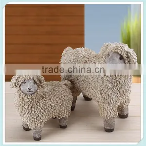 Resin Sheep Figurine Sheep Statue for Ornament thumbnail-2