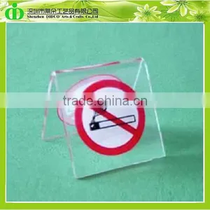 DDB-0039 ISO9001 Chinese Factory Wholesale SGS Test Cheap Acrylic No Smoking Sign Board thumbnail-1