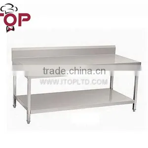 Hot Sale Kitchen Stainless Steel Work Table With Wheels thumbnail-1