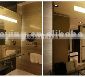 Waterproof Bathroom TV Mirror Glass With High Quality thumbnail-1