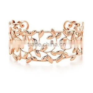Stainless Steel Newest Style for Olive Leaf Design Bracelet thumbnail-2