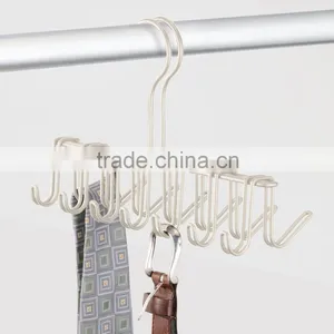 Icegreen Silver Tie and Belt Hanger Hook Accessory Rack for Closet Accessories thumbnail-5