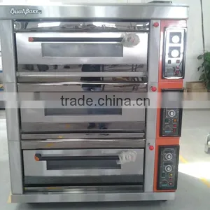 3 Layer 6 Trays Pizza Oven/bakery Gas Deck Oven thumbnail-1