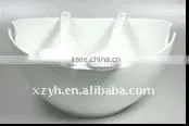 Exquisite Big Ceramic Bowl With Two Spoons thumbnail-1