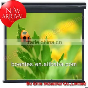 96*96 Inch High Quality Manual Wall Screen/ Projector Screen/Ceiling Mounted Screen thumbnail-1