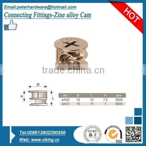 Connecting Cam, Connecting Fittings for Furniture Board thumbnail-1