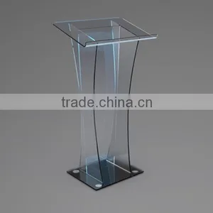 High Quality Factory Price Eco-friendly Acrylic Material Acrylic Podium Pulpit Lectern thumbnail-1