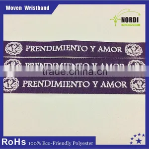 Custom Sport Woven Wristband With Slide Lock/Wristband/Wrist Band thumbnail-3