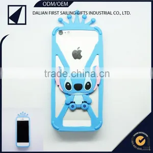 Fashion Design Silicone Rubber Lovely 3D Phone Skin Case Cover for IPhone 4 4s 5 5s thumbnail-3