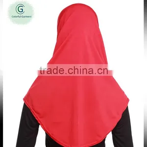 Sexy Muslim Girl Wearing Head Cover Elastic Outside Hat thumbnail-3