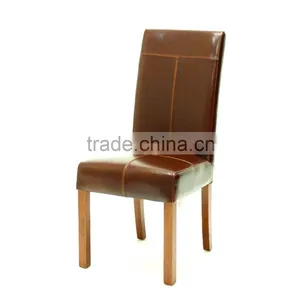 Hot Selling Classic Square Back Dining Oak Wood Modern Lounge Chair thumbnail-2