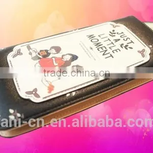 Kids Printed Latest Design Fancy Leather Clutch Purses for Girls or Women thumbnail-5