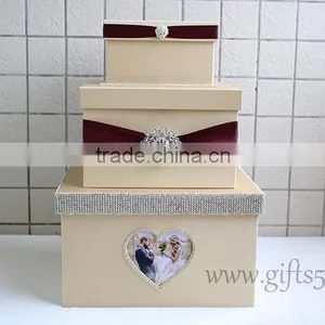 Rustic Wedding Card Box With Photo Frame for Best Widding Gifts thumbnail-2