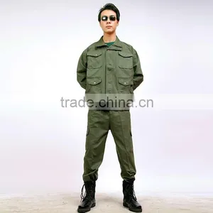Outdoor Leisure Suit Overalls for Men Green Cotton-padded Jacket thumbnail-2