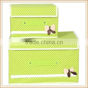 Sweet Bowknot Non-woven Collapsible Storage Box thumbnail-5