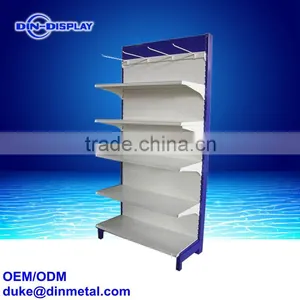 Supermarket Shelving With Perforated Back Panel for Wire Hook thumbnail-2