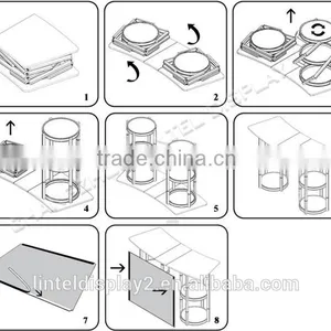 Round Rotation Retail Display Table thumbnail-6