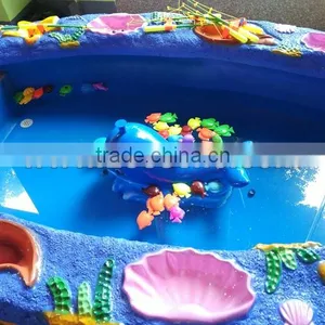 2015 Newest Multiplayer Dolphin Pools Mini Arcade Game Machine Amusement Park Trains for Sale thumbnail-3